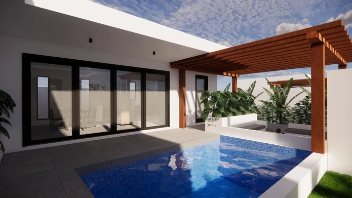 Local Market - 3-bedroom villa for sale - 2 bathrooms - private pool - Péreybère - delivery December 2026