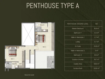 Appartement de 2 Chambres