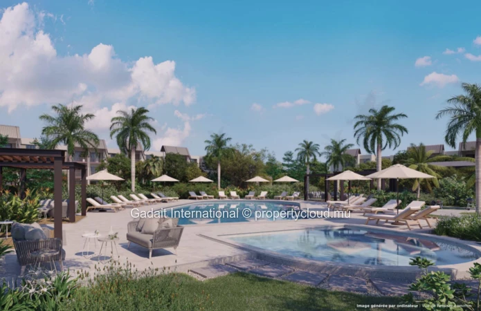Luxury One-Bedroom Apartment | Tropical Elegance in Azuri, Mauritius