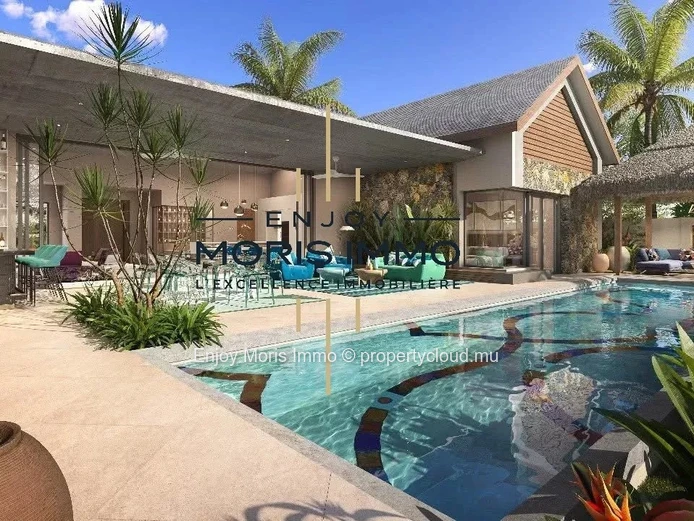 Stunning modern villa with pool in Grand Baie