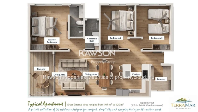 À VENDRE – Appartement Résidentiel au Rez-de-Chaussée | Green Creek, Flic en Flac
