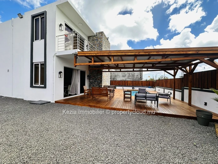 Elegance Of Wood And Stone In Trou Aux Biches