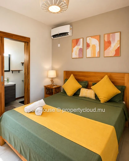 Appartement meublé 3 chambres avec piscine à louer à Flic en Flac