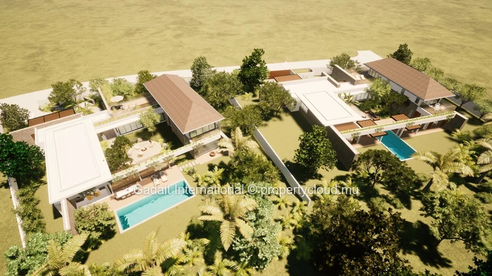 Villa I7: a 560.7 m² contemporary oasis in the heart of the Anahita resort
