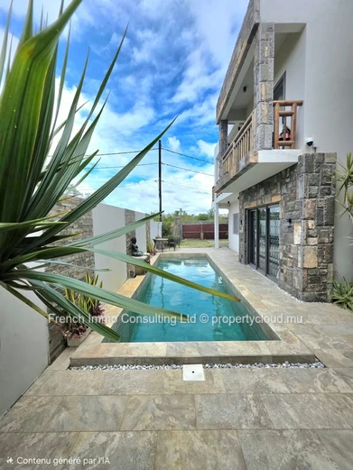 Villa de 4 chambres en location moyen terme a pereybere