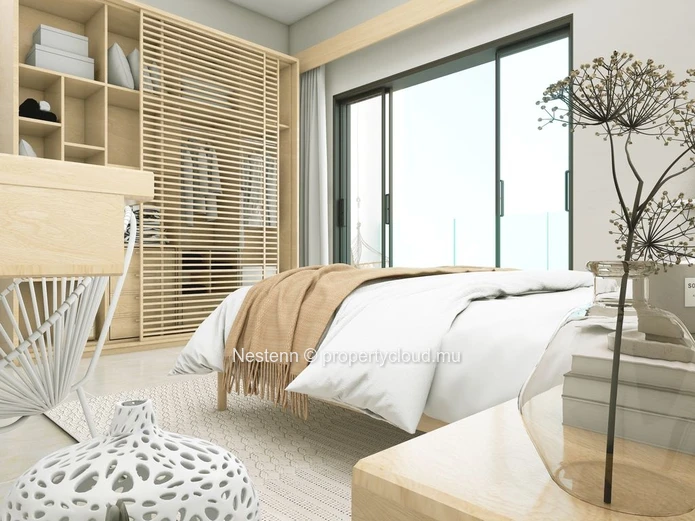 Appartement de 3 chambres avec acces mer