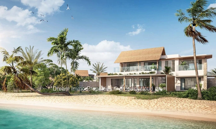 Unique ! Villa Pieds Dans L’Eau Avec Vue Lagon, Morne & Acces Hotel 5* Sur La Cote Ouest De L' Ile Maurice