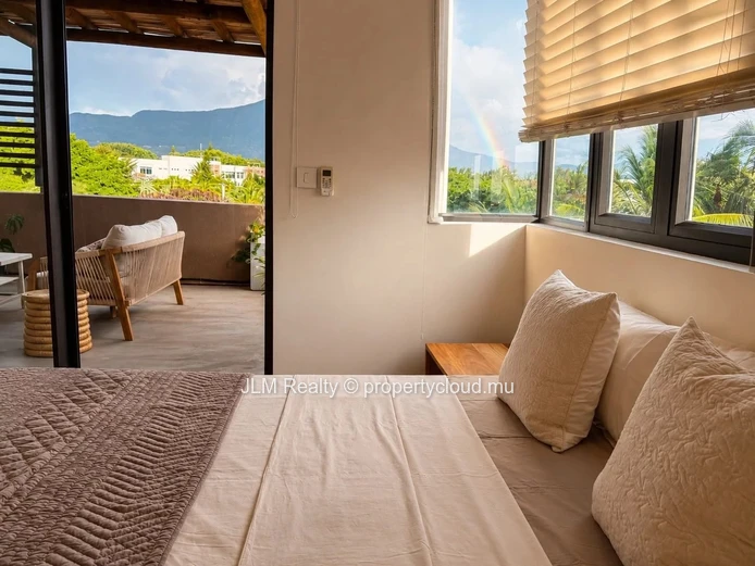 Stunning Penthouse for Long-Term Rent Just Steps from La Preneuse Beach, Black River, Mauritius
