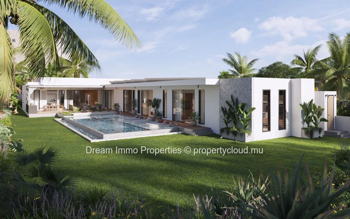 Prestigious 4-bedroom villa with beach access & hotel services in Trou aux Biches – Mauritius