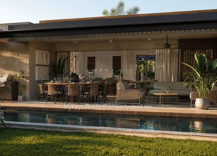 Villa 4 Chambres A Vendre - Palmaris Villas, Riviere Noire