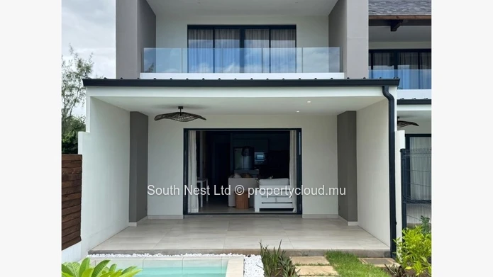 Luxury 3-Bedroom Duplex with Private Pool on Mauritius' Prestigious West Coast