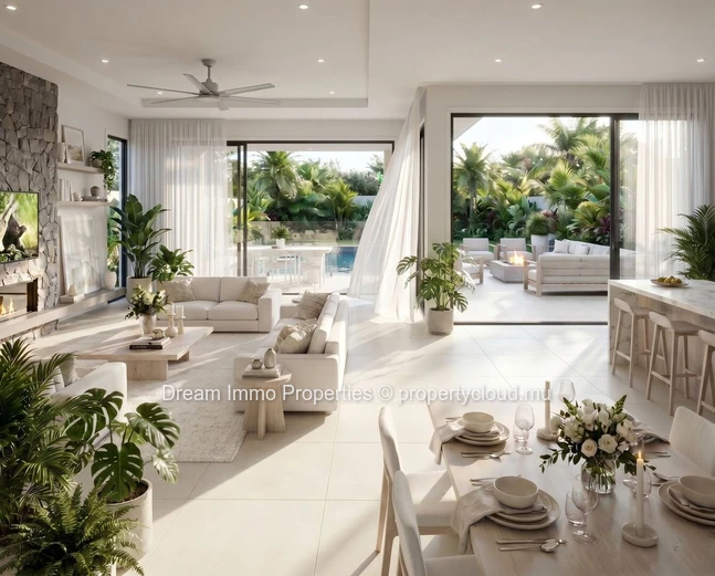 Beautiful Modern 4 Bedroom Villas Just 100 M From The Sea In Trou Aux Biches - Mauritius