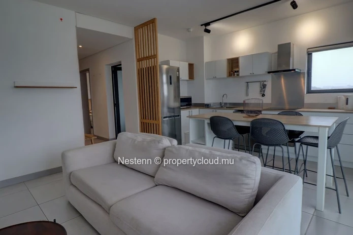 Modern 2-bedroom apartment in Moka , fully equipped kitchen, air conditioning, and close to amenities.