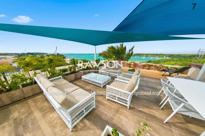 3 En-Suite Bedroom Penthouse | Breathtaking Seaview | Private Pool | Trou D'eau Douce