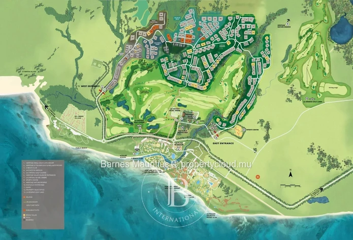 Bel Ombre - Plot of land with mountain views - 1,530 m²