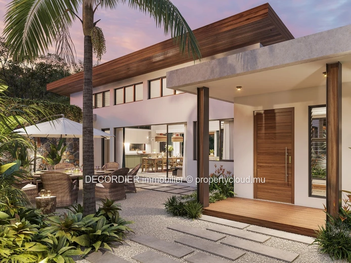 Contemporary and refined villa, located in a residence accessible to foreigners
