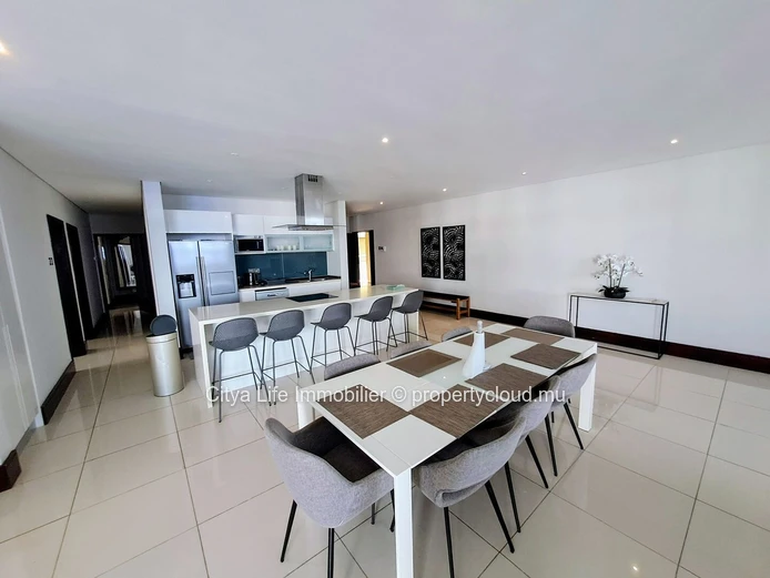 3-Bedroom Furnished Apartment for Rent in Grand Baie with Pool