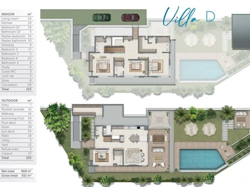 Villa de 4 Chambres