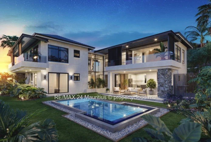 New 4 bedroom double story private villas for sale in Flic en Flac.