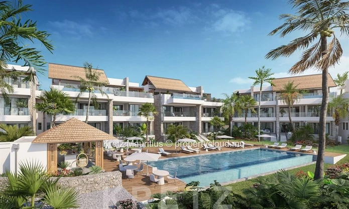 Three-bedroom apartment just a stone's throw from the beach – exclusive hotel services