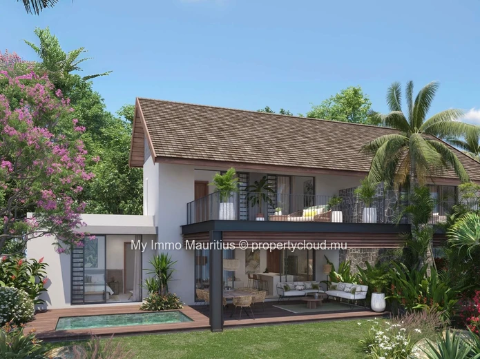 Duplex 3 chambres dans la Smart City de l’Est de l’île Maurice – Golf, mer et nature