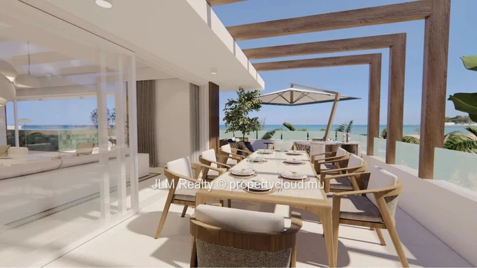 For Sale – Prestigious Penthouse in a Beachfront Residence in Balaclava, Mauritius