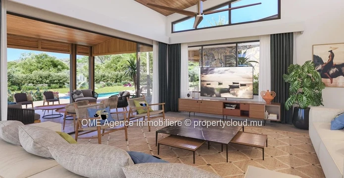 TAMARIN - Exceptional villa in a private estate at the foot of the mountain - 4 bedrooms