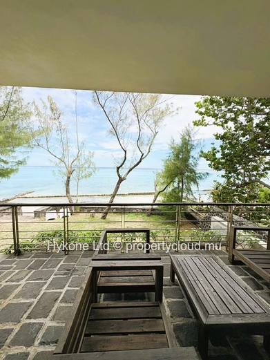 Beachfront Apartment For Rent In Pointe D'esny