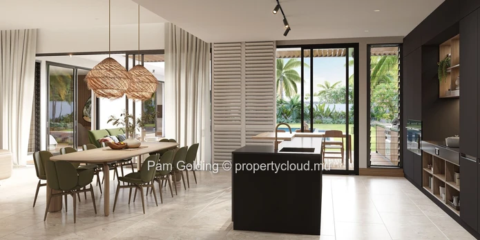 Villa PDS à vendre à Trou aux Biches, surface habitable de 817m² sur terrain de 1.317m², 4 chambres, piscine privée, ...
