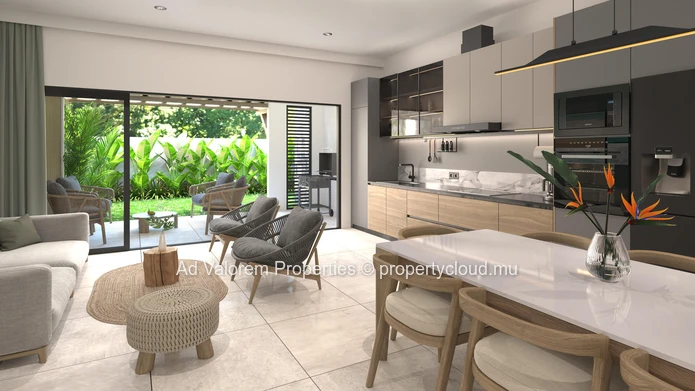 Townhouse of 138m2 for sale in Tamarin.