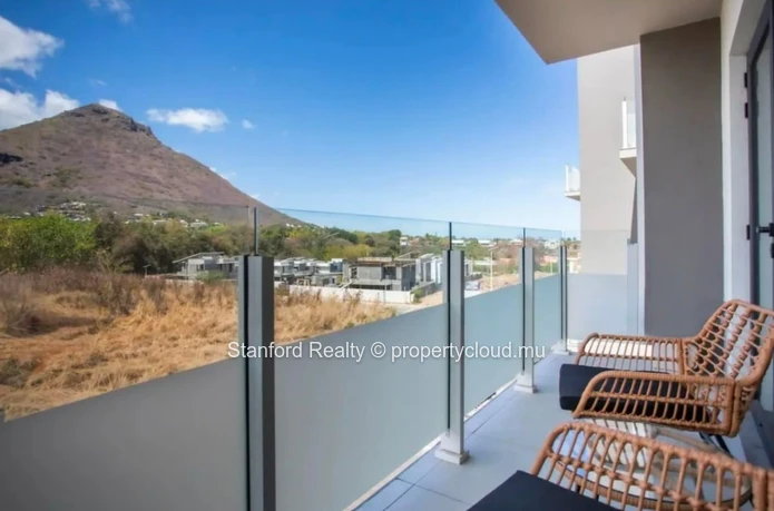 Appartement moderne de 2 chambres à louer - Tamarin, West