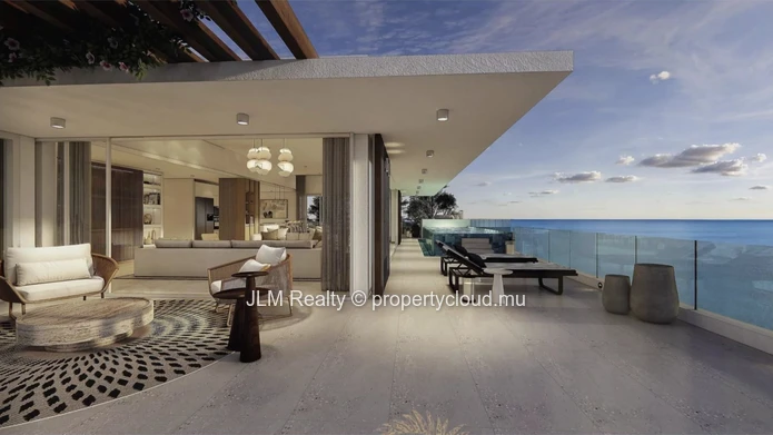 For Sale – Prestigious Penthouse in a Beachfront Residence in Balaclava, Mauritius