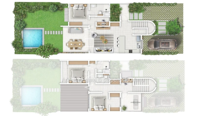 Townhouse 3 chambres 