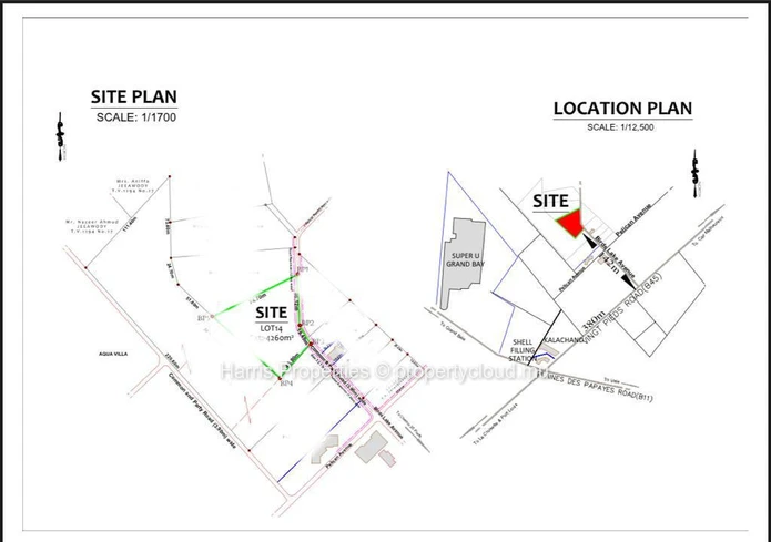 Residential land of 1 acre for sale in Grand Bay 