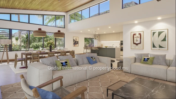 Villa contemporaine de prestige de 4 chambres sur la côte ouest de l'île Maurice