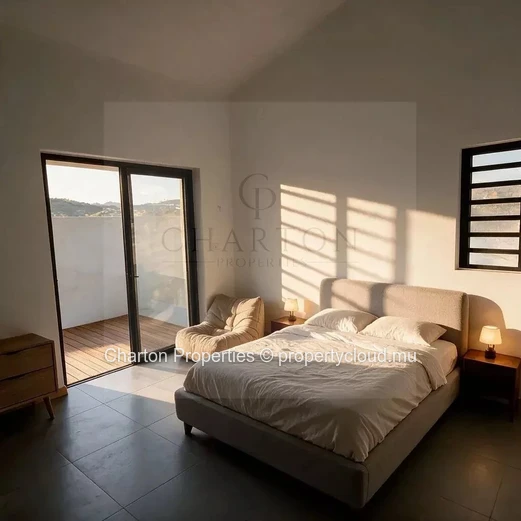 Signature villa with panoramic sea view on the heights of the Palmyre estate