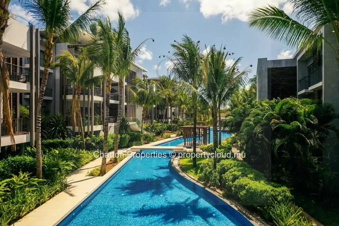 Appartement de 2 chambres en suite avec terrasse et vue dégagée sur le golf