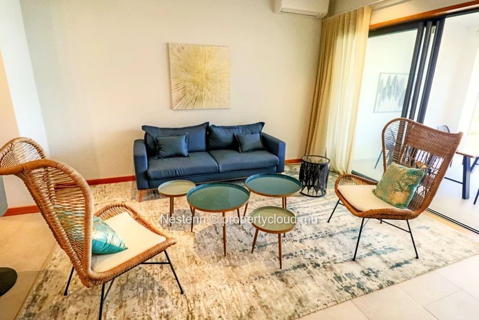 Appartement chic de 3 chambres en résidence sécurisée face à la plage