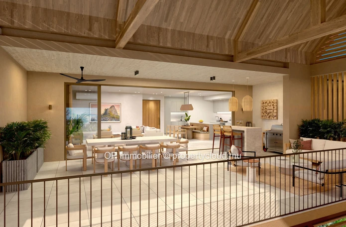 Penthouse de 255 m² avec 4 chambres à vendre à Cap Malheureux