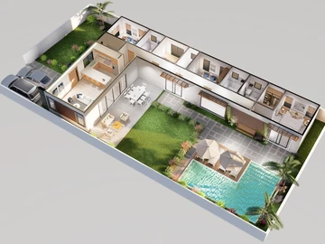 Villa de 3 Chambres