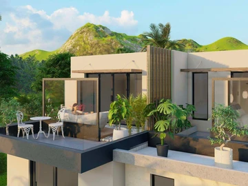 Townhouse, Duplex de 3 Chambres