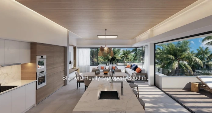 Penthouse exclusif de 3 chambres avec piscine privée à vendre - Trou aux Biches, Nord