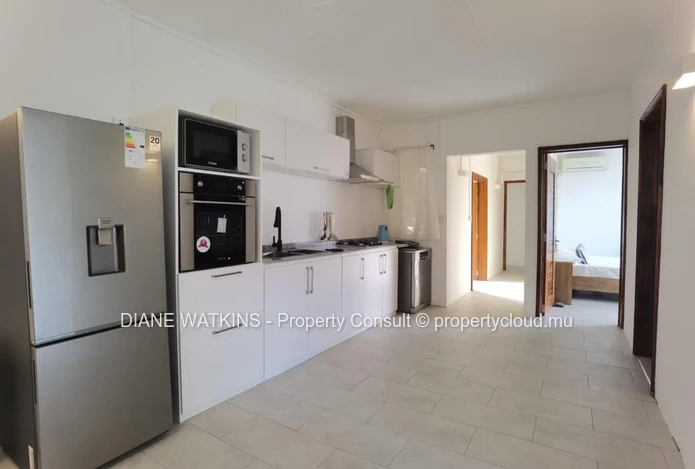 Elegant 2-Bedroom Apartment for rent with Ocean Views and Le Morne Backdrop