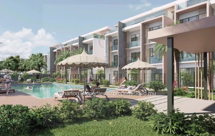 One-bedroom apartment with terrace in a luxury residence in Mont-Choisy