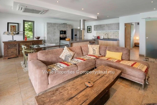 Beachfront Apartment with Sea Views in Péreybère, Grand Baie - 162m², 3 BR, Communal Pool - Rs 45M