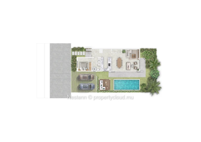 Modern Coastal Elegance – Off-Plan 4-bedroom duplex villa 