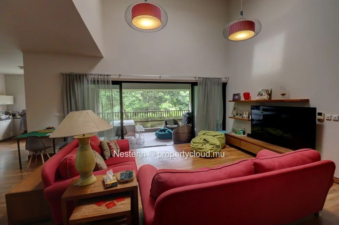 Spacious and bright duplex in a secure residence with river views