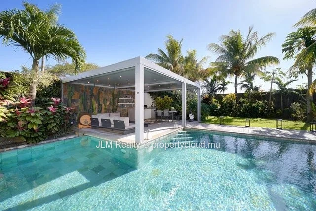 For Sale: Contemporary 4-Bedroom En-Suite Villa with Heated Swimming Pool, Grand Baie, Mauritius