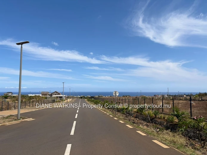 Residential Land for Sale in Flic en Flac with Sea and Mountain Views