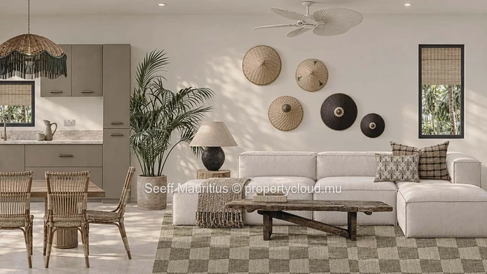 Charming 2-bedroom, 2-bathroom flat, ideally situated within the Beau Plan Smart City